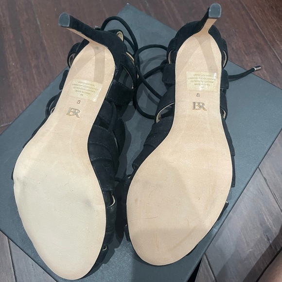 Banana Republic Suede Jenne Heel - Black- New - Picture 3 of 3